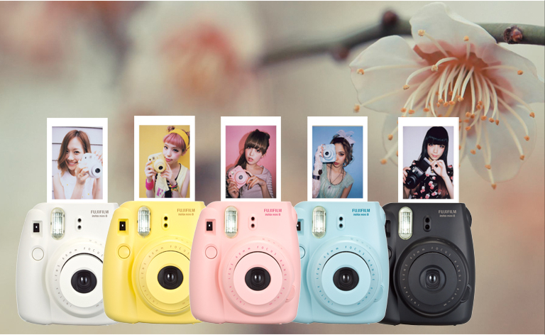 Brand-New-Fujifilm-Instax-Mini-8-Pink-Polaroid-Instant-Camera-2-Boxes-Instax-Mini-Film-Plain