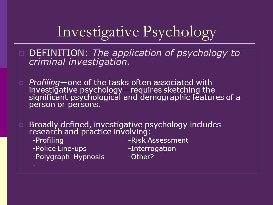 Investigative+Psychology